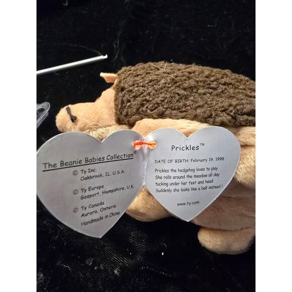 Ty beanie Baby Set of 3 Spike, Prickles, and Stinky EUC - Picture 11 of 14